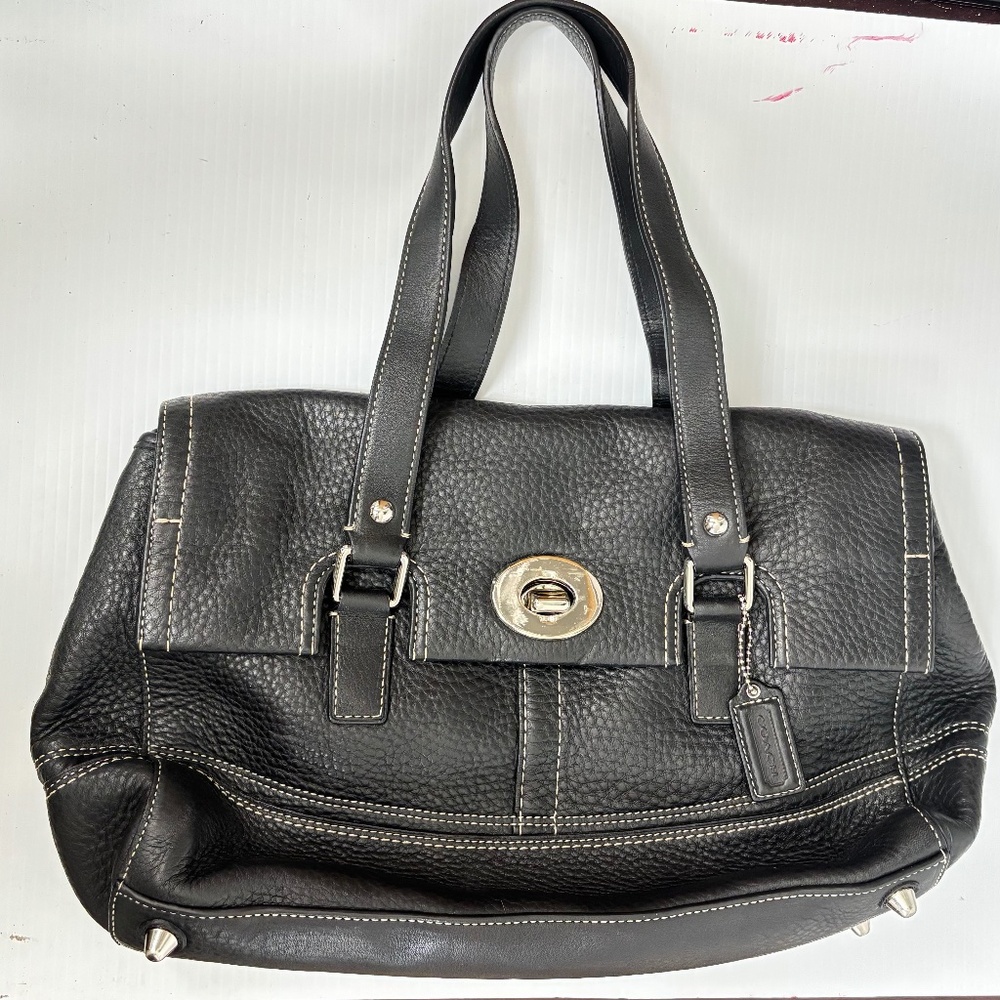 Coach Hamilton Turn Lock Leather shoulder bag